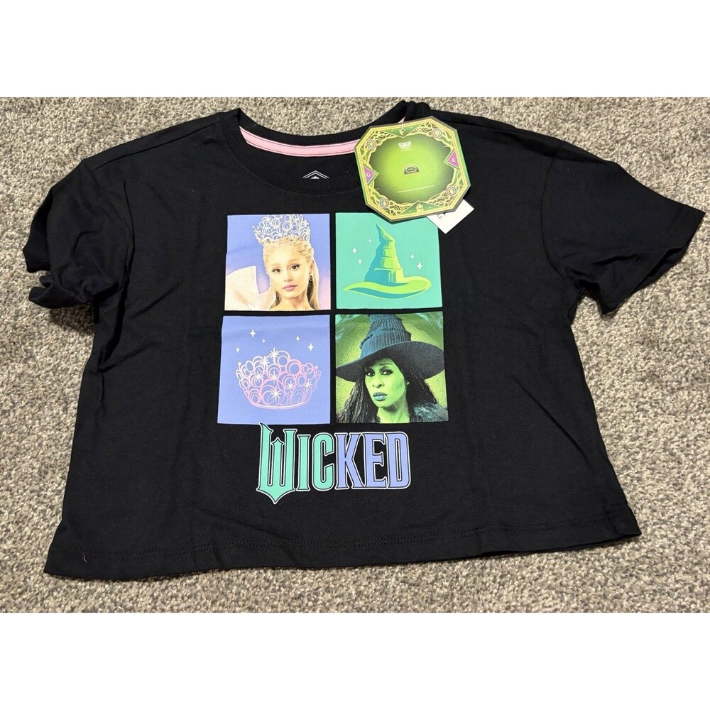 Girls Wicked Black T-Shirt Size 5/6 NWT A3
